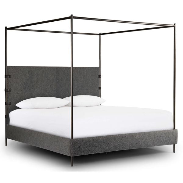 Vestidor nueve cajones madera flotante, cuero desgastado