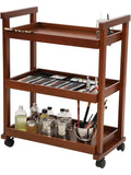 Carrito Organizador de Madera con Ruedas para Manualidades Estudio y Oficina